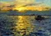 Evening on the Lagoon - Study